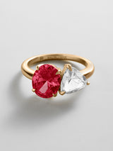 BaubleBar Ruby|Crystal - 
     Personalized crystal ring
  
