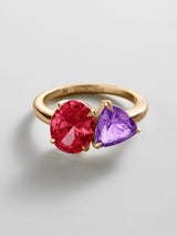 BaubleBar Ruby|Light Amethyst - 
     Personalized crystal ring
  
