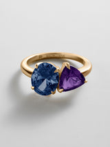 BaubleBar Sapphire|Amethyst - 
     Personalized crystal ring
  
