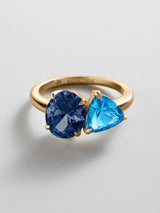 BaubleBar Sapphire|Blue Zircon - 
     Personalized crystal ring
  

