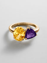 BaubleBar Topaz|Amethyst - 
     Personalized crystal ring
  

