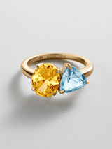 BaubleBar Topaz|Aquamarine - 
     Personalized crystal ring
  
