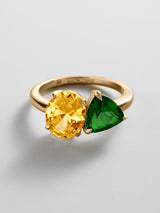 BaubleBar Topaz|Emerald - 
     Personalized crystal ring
  
