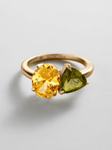 BaubleBar Topaz|Peridot - 
     Personalized crystal ring
  
