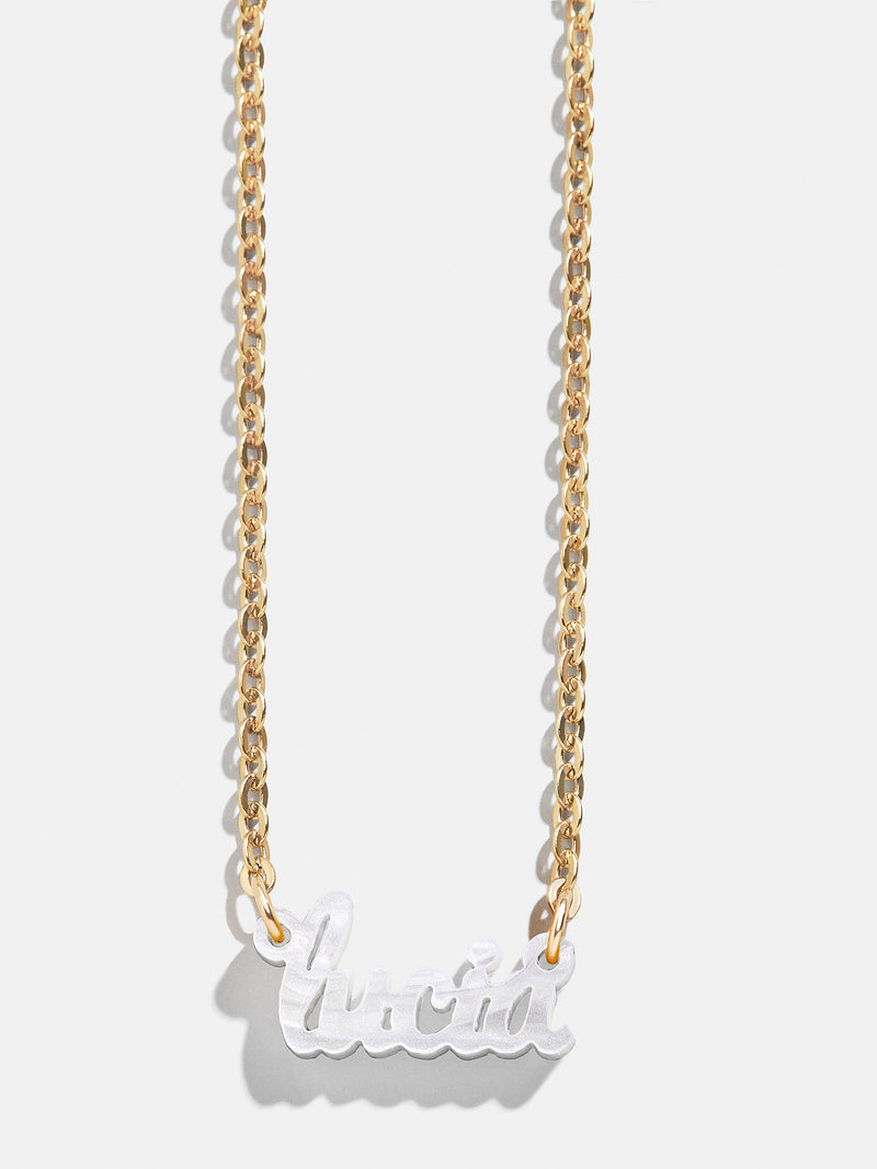 BaubleBar Pearl - 
    Customizable nameplate necklace
  
