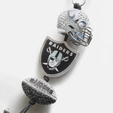 NFL Linear Bag Charm - Las Vegas Raiders