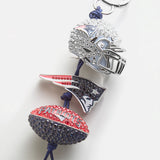 NFL Linear Bag Charm - New England Patriots