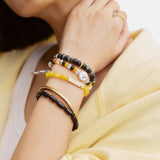 NFL Beaded Bracelet Set - Pittsburgh Steelers