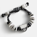 NFL Knotty Logo Bracelet - Las Vegas Raiders