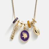 NFL Cluster Charm Necklace - Minnesota Vikings
