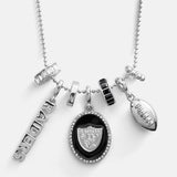 NFL Cluster Charm Necklace - Las Vegas Raiders