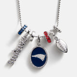 NFL Cluster Charm Necklace - New England Patriots