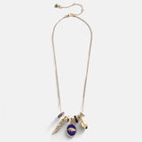 NFL Cluster Charm Necklace - Baltimore Ravens