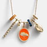 NFL Cluster Charm Necklace - Denver Broncos