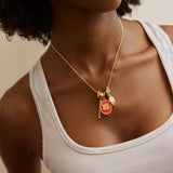 NFL Cluster Charm Necklace - Cincinnati Bengals