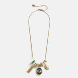 NFL Cluster Charm Necklace - Green Bay Packers