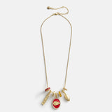 NFL Cluster Charm Necklace - Kansas City Chiefs
