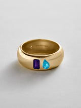 BaubleBar Amethyst|Blue Zircon - 
    Personalized crystal ring
  

