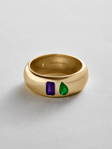 BaubleBar Amethyst|Emerald - 
    Personalized crystal ring
  

