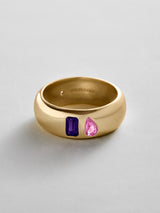 BaubleBar Amethyst|Rose - 
    Personalized crystal ring
  
