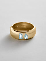 BaubleBar Aquamarine|Aquamarine - 
    Personalized crystal ring
  
