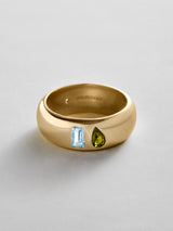 BaubleBar Aquamarine|Peridot - 
    Personalized crystal ring
  
