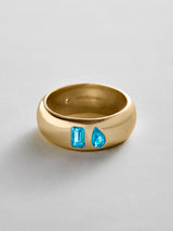BaubleBar Blue Zircon|Blue Zircon - 
    Personalized crystal ring
  
