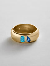 BaubleBar Blue Zircon|Sapphire - 
    Personalized crystal ring
  
