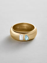 BaubleBar Crystal|Aquamarine - 
    Personalized crystal ring
  
