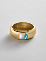 BaubleBar Crystal|Blue Zircon - 
    Personalized crystal ring
  

