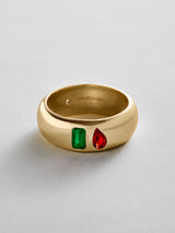 BaubleBar Emerald|Garnet - 
    Personalized crystal ring
  
