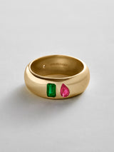 BaubleBar Emerald|Ruby - 
    Personalized crystal ring
  
