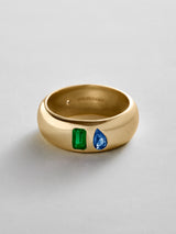 BaubleBar Emerald|Sapphire - 
    Personalized crystal ring
  
