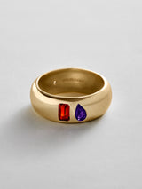 BaubleBar Garnet|Amethyst - 
    Personalized crystal ring
  
