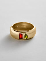 BaubleBar Garnet|Peridot - 
    Personalized crystal ring
  
