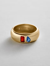 BaubleBar Garnet|Sapphire - 
    Personalized crystal ring
  
