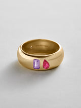 BaubleBar Light Amethyst|Ruby - 
    Personalized crystal ring
  
