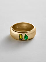 BaubleBar Peridot|Emerald - 
    Personalized crystal ring
  
