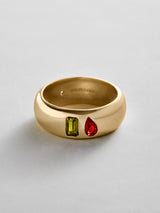 BaubleBar Peridot|Garnet - 
    Personalized crystal ring
  
