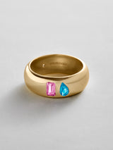 BaubleBar Rose|Blue Zircon - 
    Personalized crystal ring
  
