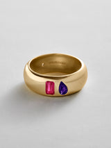BaubleBar Ruby|Amethyst - 
    Personalized crystal ring
  
