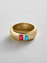BaubleBar Ruby|Blue Zircon - 
    Personalized crystal ring
  
