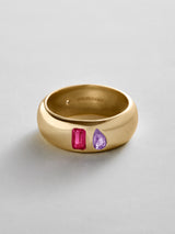 BaubleBar Ruby|Light Amethyst - 
    Personalized crystal ring
  
