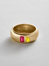 BaubleBar Ruby|Topaz - 
    Personalized crystal ring
  
