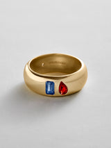 BaubleBar Sapphire|Garnet - 
    Personalized crystal ring
  
