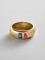 BaubleBar Sapphire|Ruby - 
    Personalized crystal ring
  
