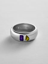BaubleBar Amethyst|Peridot - 
    Personalized crystal ring
  
