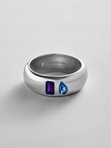 BaubleBar Amethyst|Sapphire - 
    Personalized crystal ring
  
