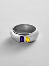 BaubleBar Amethyst|Topaz - 
    Personalized crystal ring
  

