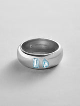 BaubleBar Aquamarine|Aquamarine - 
    Personalized crystal ring
  
